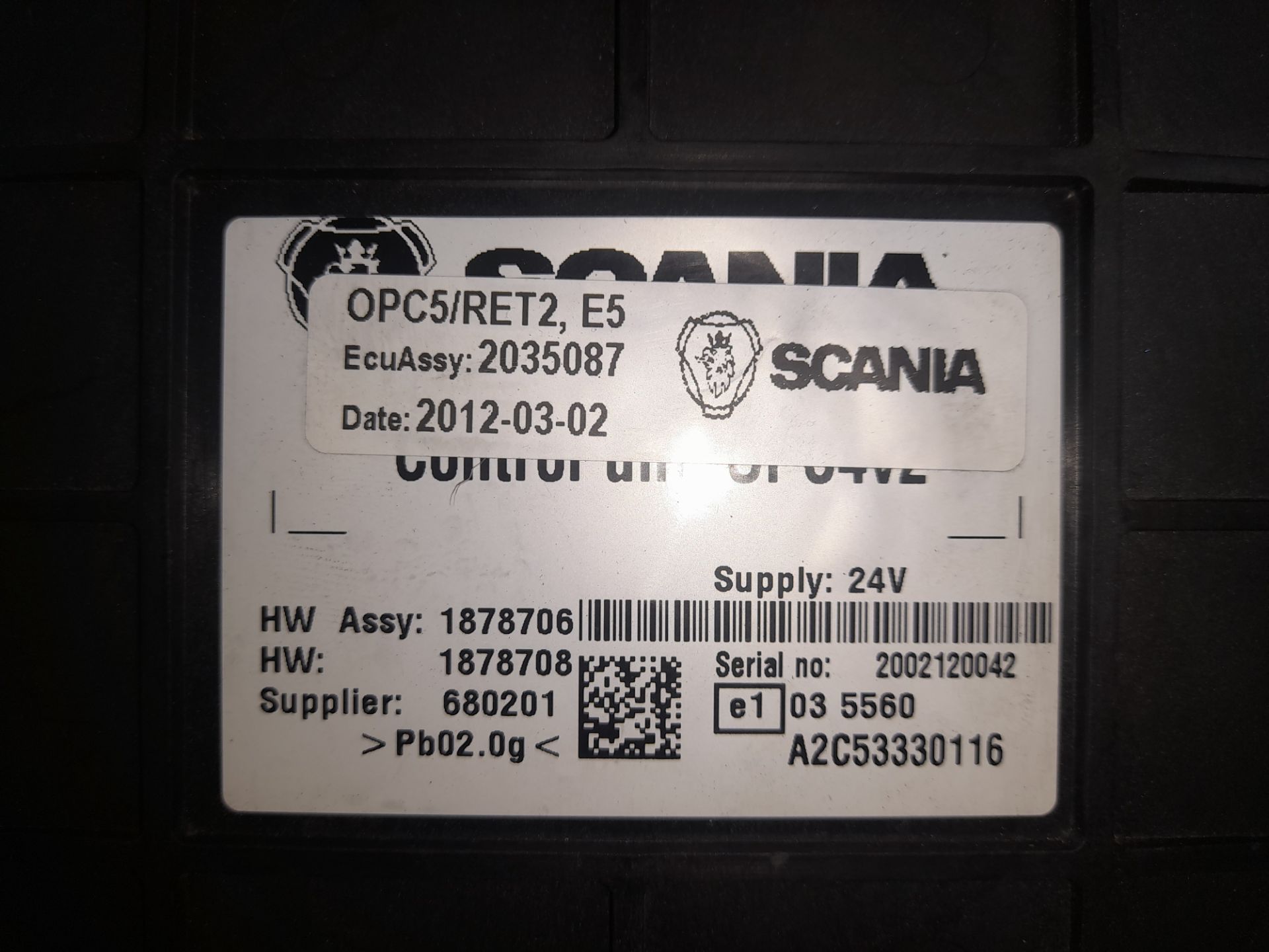 No identificado scania baureihe c-klasse pgr (2004) 