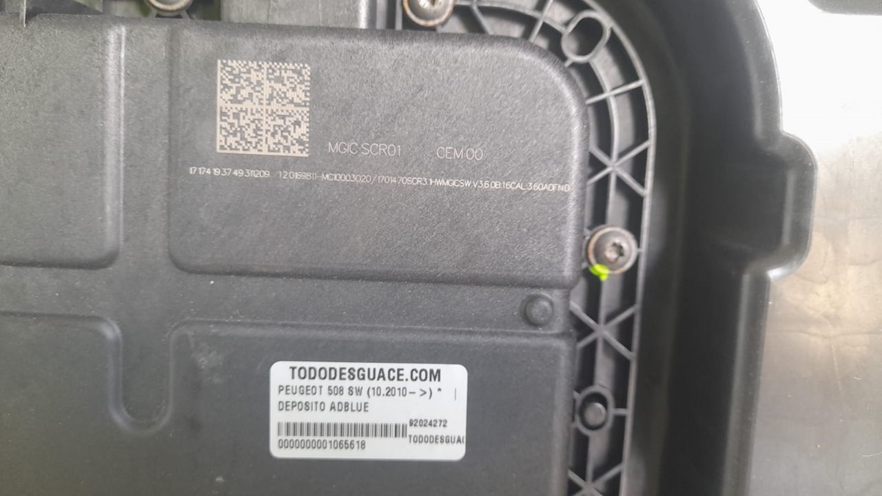 Deposito adblue peugeot 508 sw 