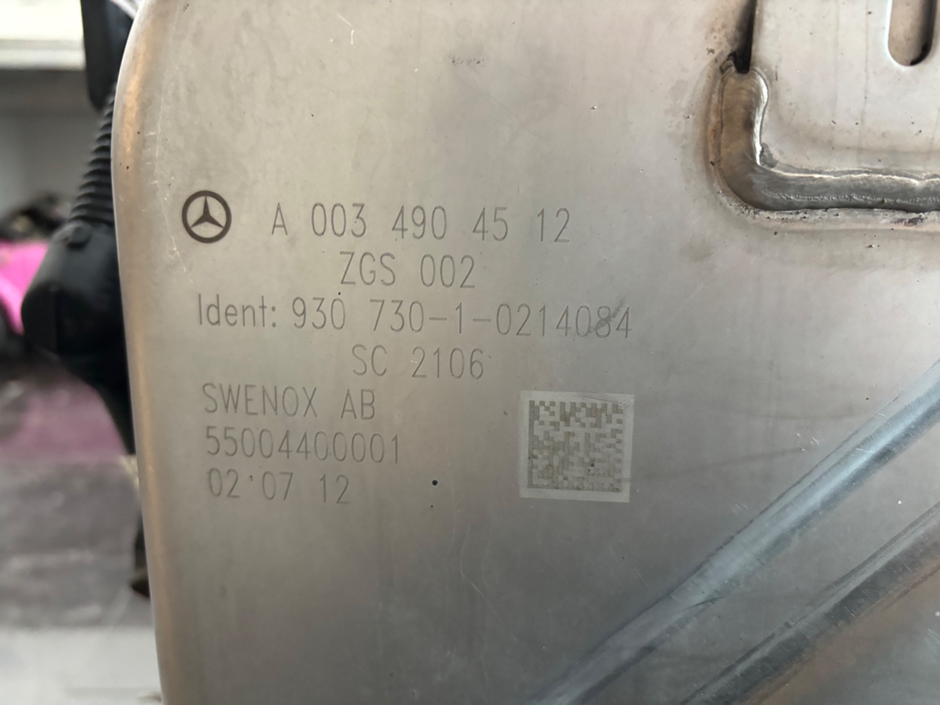 Catalizador mercedes-benz actros 4 2-ejes bm 963 (2011) 18xx 4x2 fahrgestell l classic