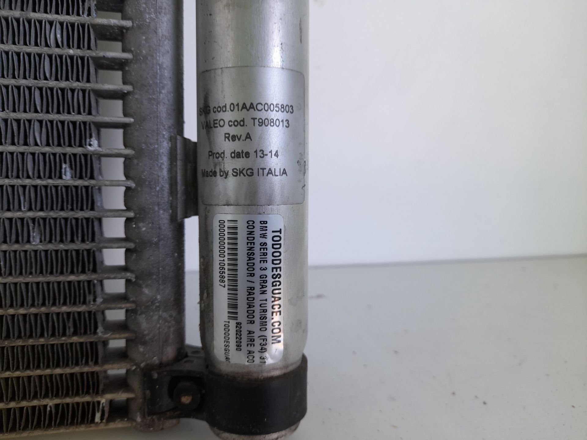 Condensador / radiador  aire acondicionado bmw serie 3 gran turismo (f34) 318d