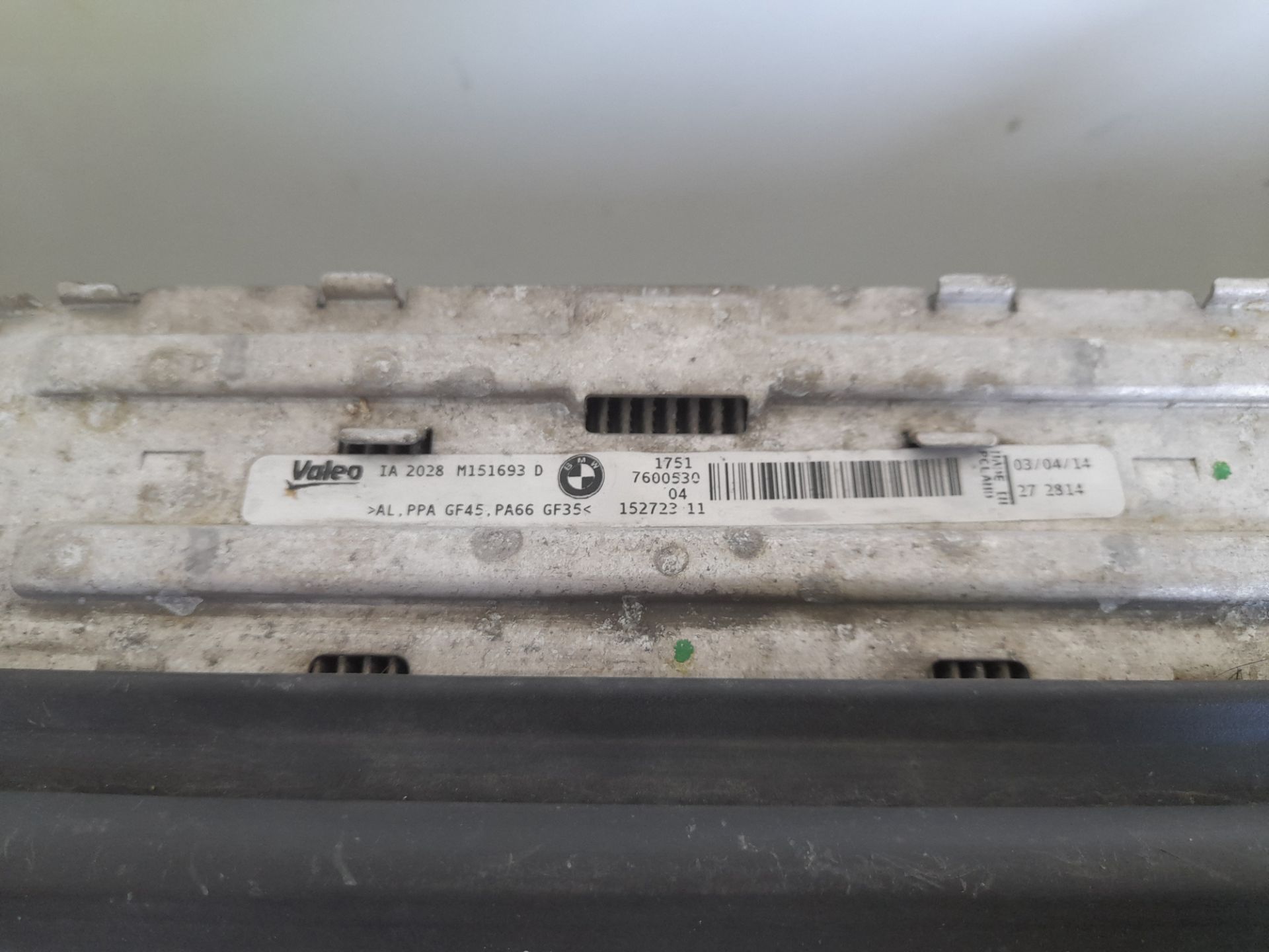 Intercooler bmw serie 3 gran turismo (f34) 318d