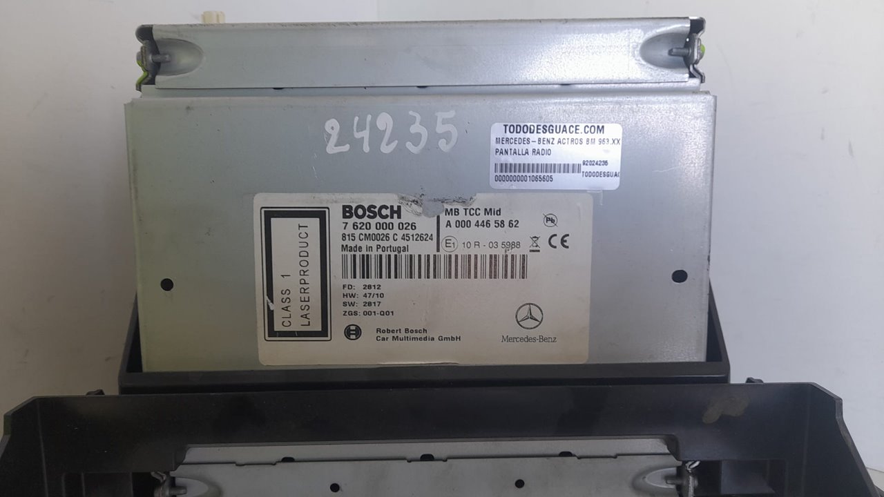 No identificado mercedes-benz actros 4 2-ejes bm 963 (2011) 18xx 4x2 fahrgestell l classic