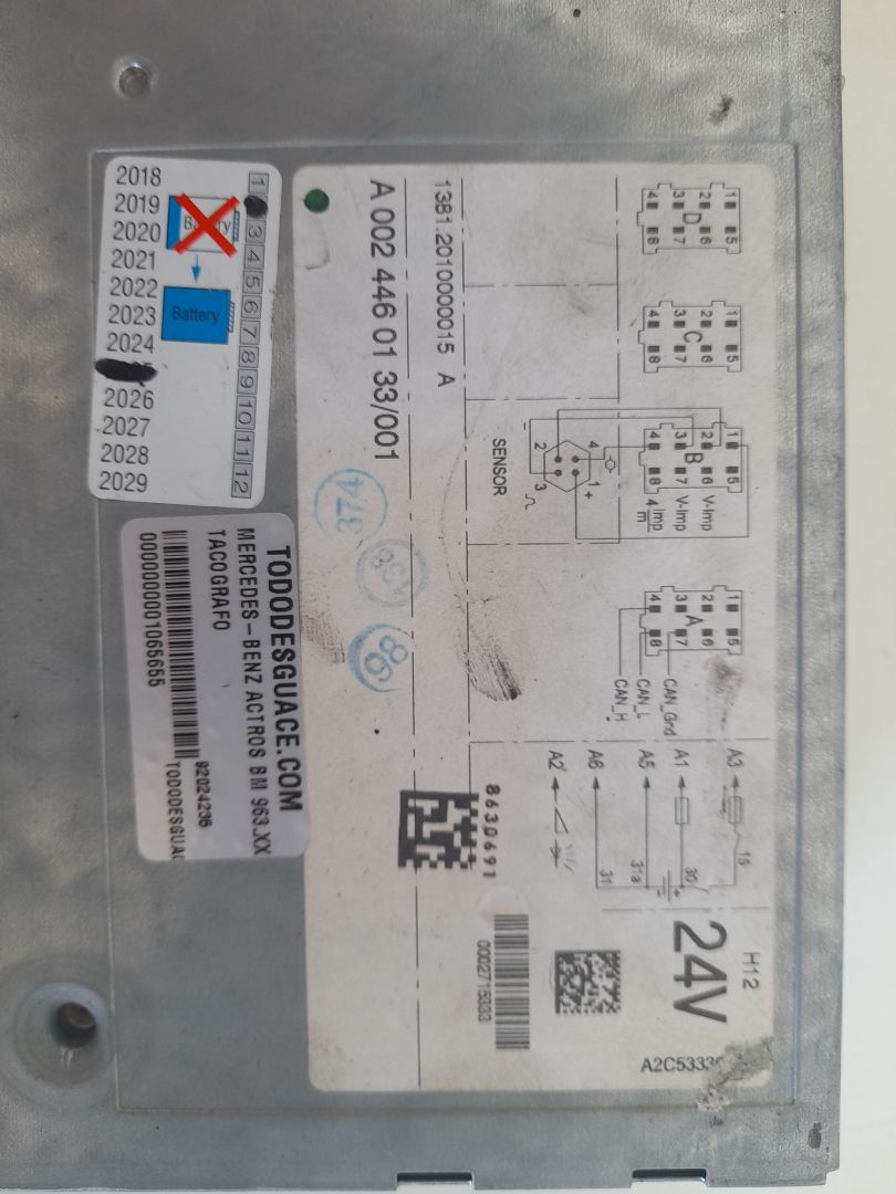 No identificado mercedes-benz actros 4 2-ejes bm 963 (2011) 18xx 4x2 fahrgestell l classic