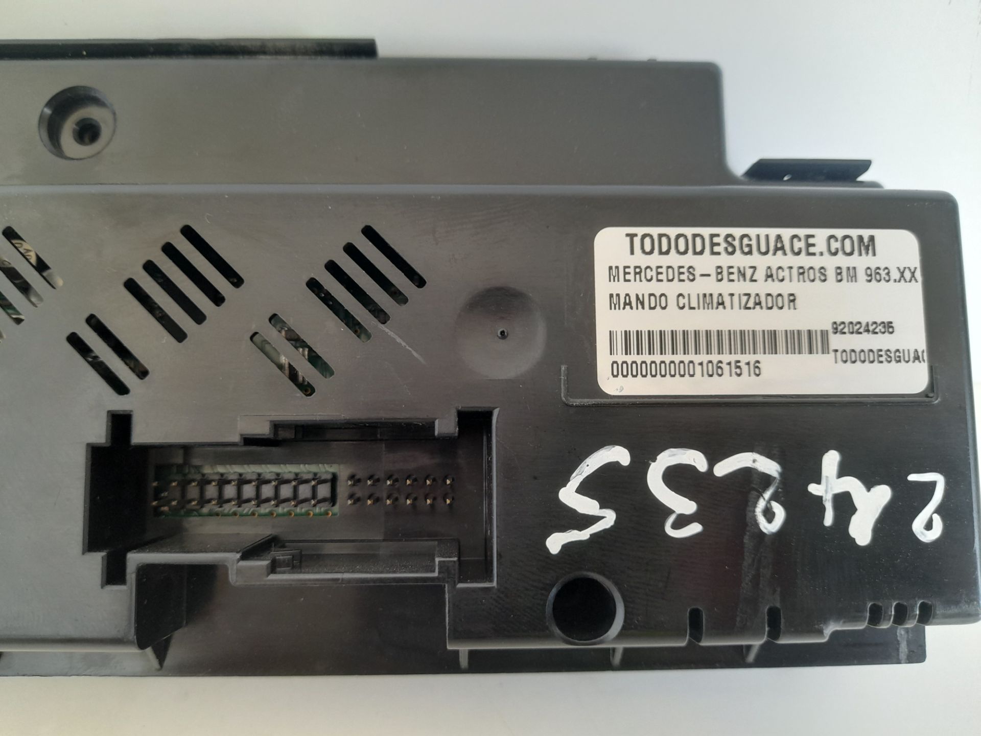 Mando climatizador mercedes-benz actros 4 2-ejes bm 963 (2011) 18xx 4x2 fahrgestell l classic
