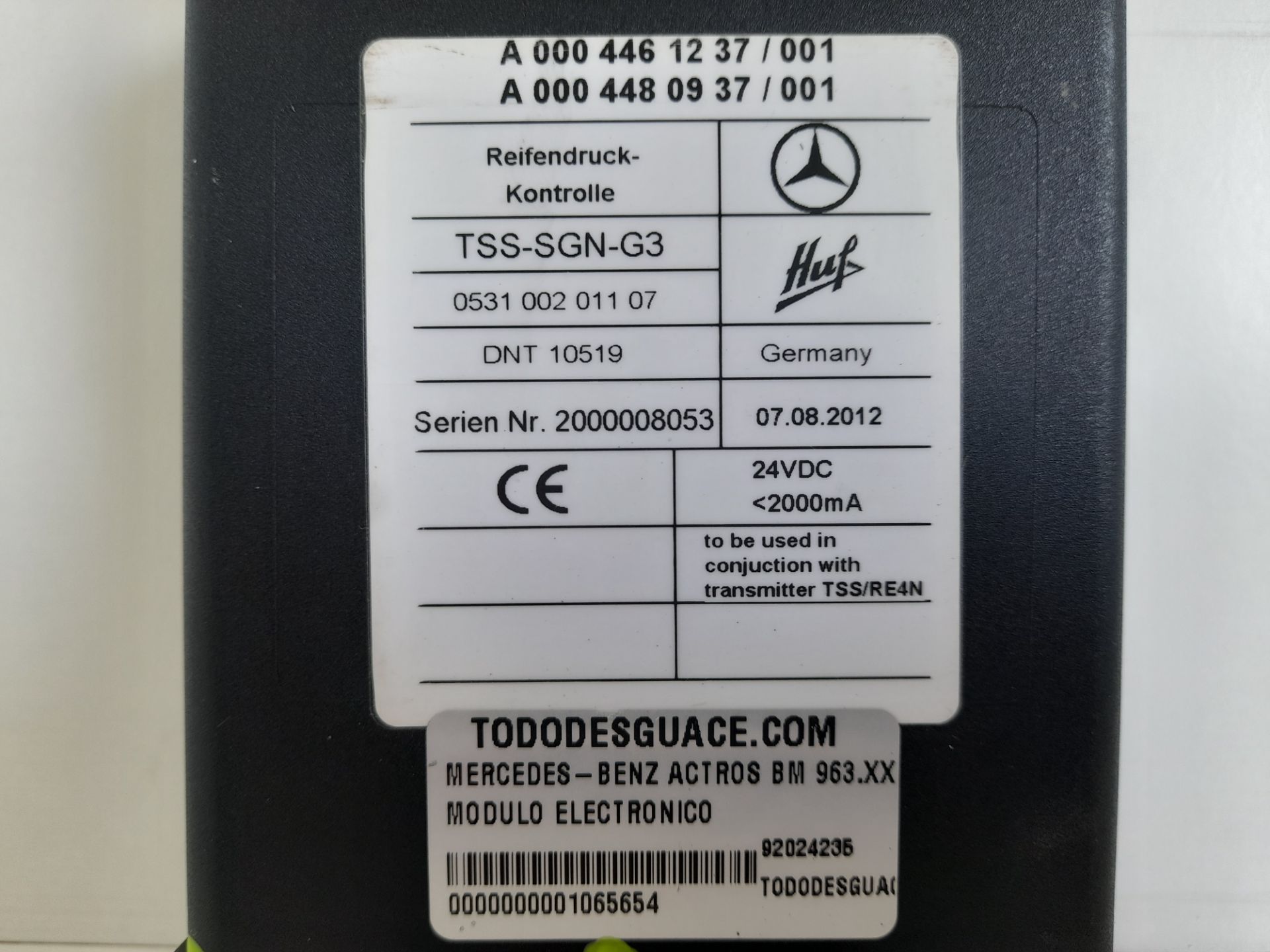 Modulo electronico mercedes-benz actros 4 2-ejes bm 963 (2011) 18xx 4x2 fahrgestell l classic