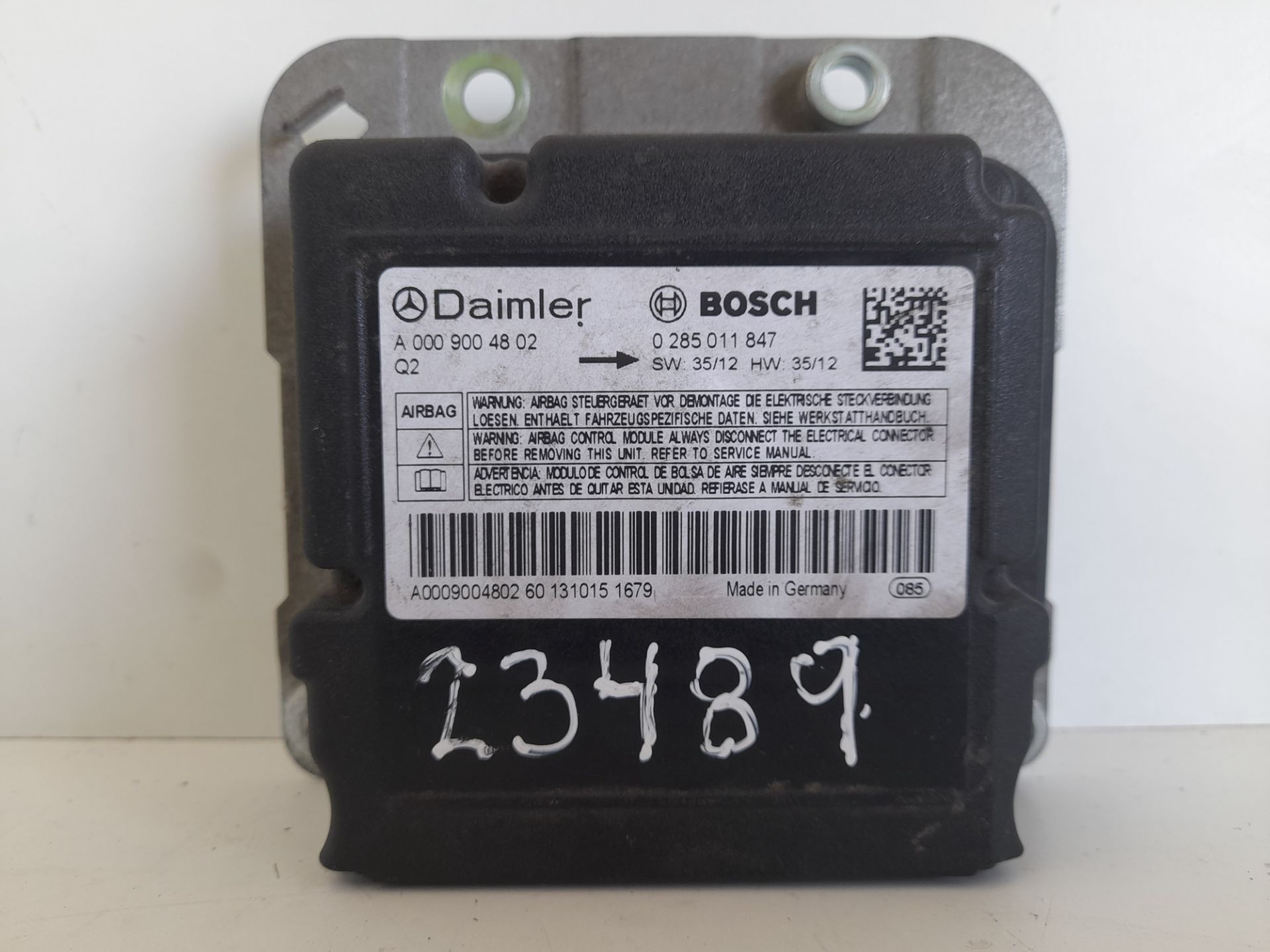 Centralita airbag mercedes-benz vito basic-kombi (639) 115  cdi  compacto  (639.601)