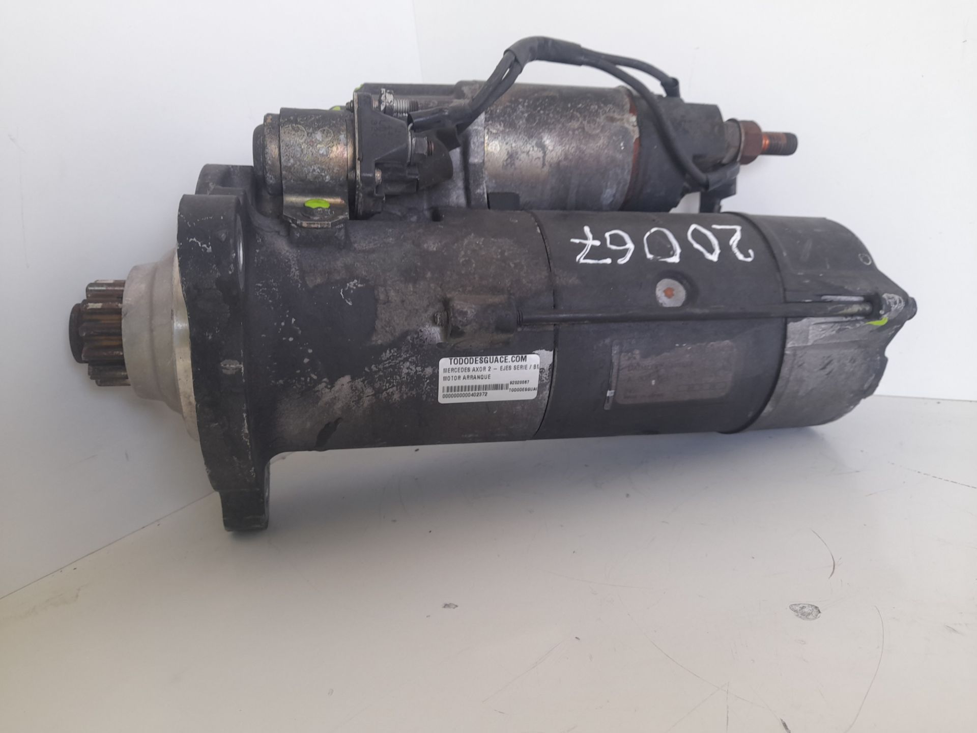 Motor arranque mercedes-benz axor 2-ejes bm 944 (09.2001) 1840  4x2   om 457 la l (largo