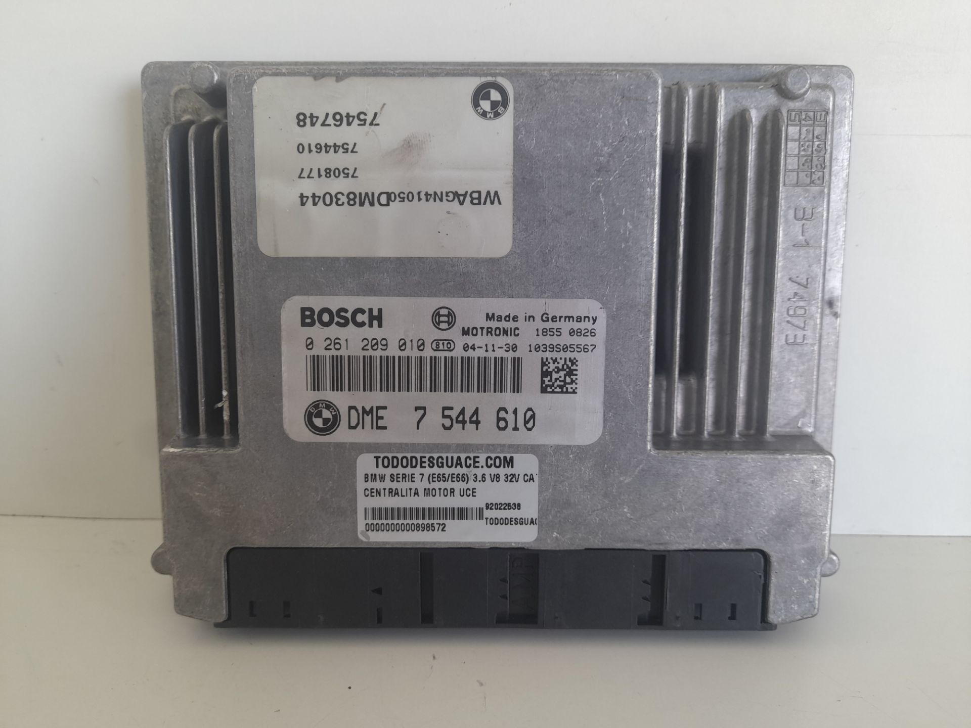 Centralita motor uce bmw serie 7 (e65e66) 