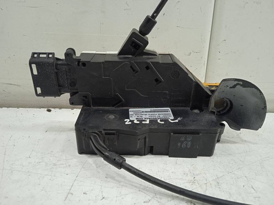 Cerradura puerta delantera izquierda peugeot 207 confort