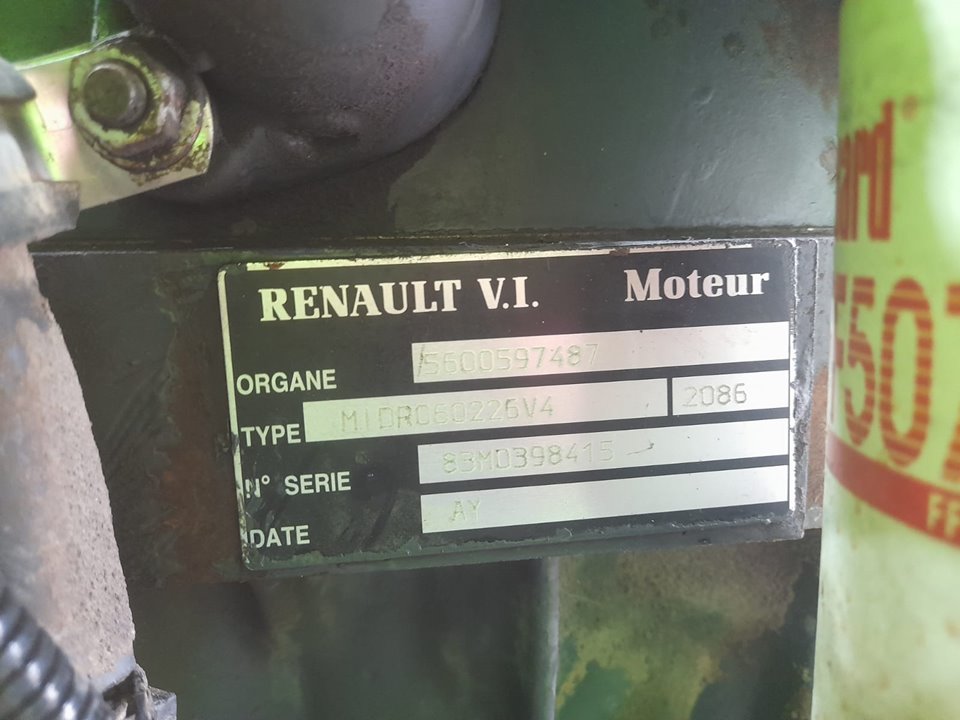 Motor completo renault  no identificado