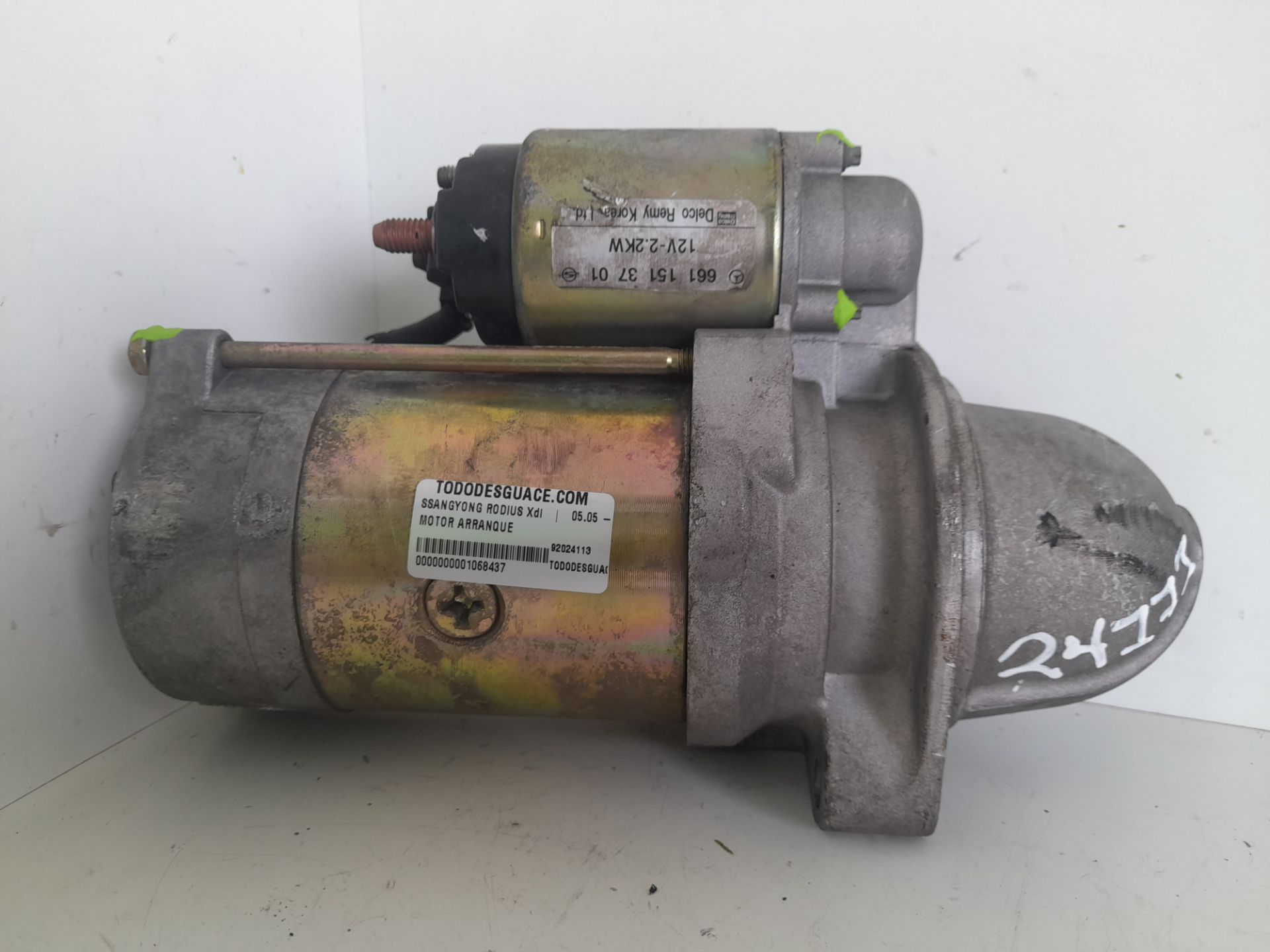 Motor arranque ssangyong rodius xdi