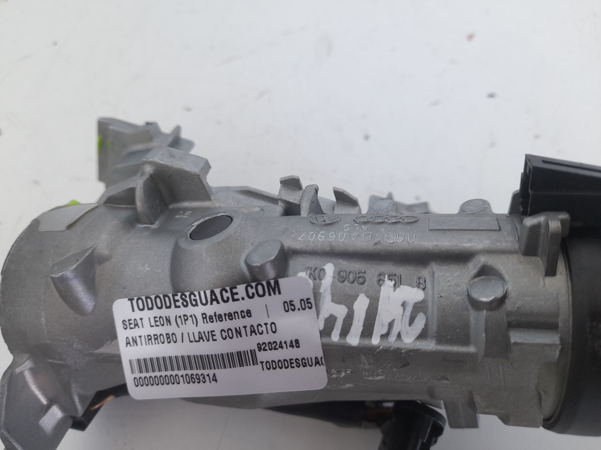 Antirrobo / llave contacto seat leon (1p1) reference