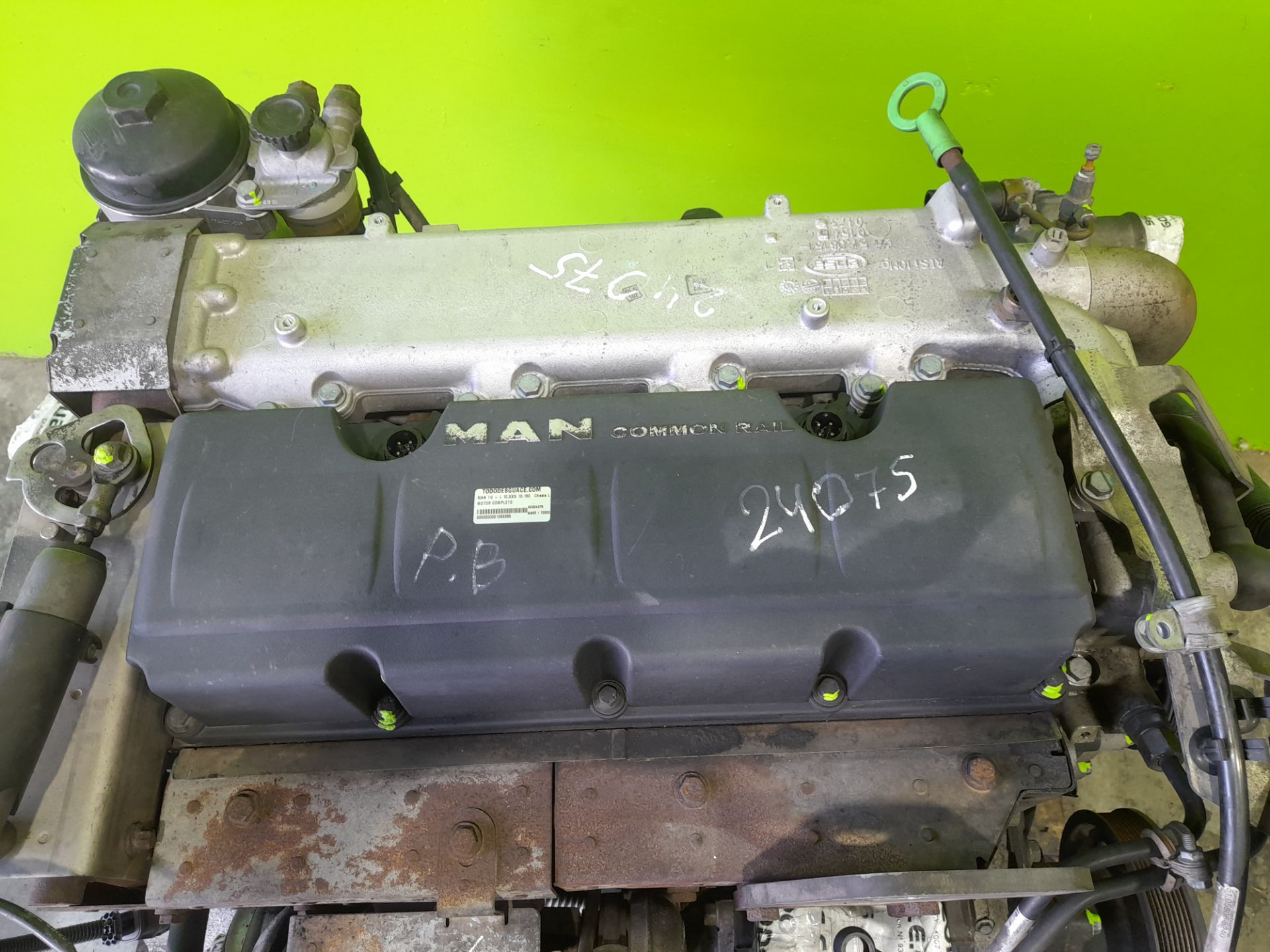 Motor completo man tgl 10.xxx 10.180   chasis l