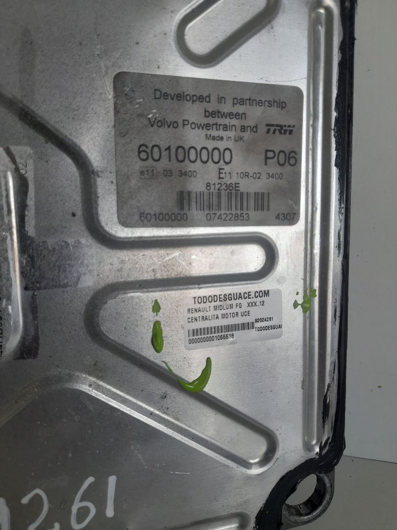 Centralita motor uce renault midlum fg   xxx.12                   