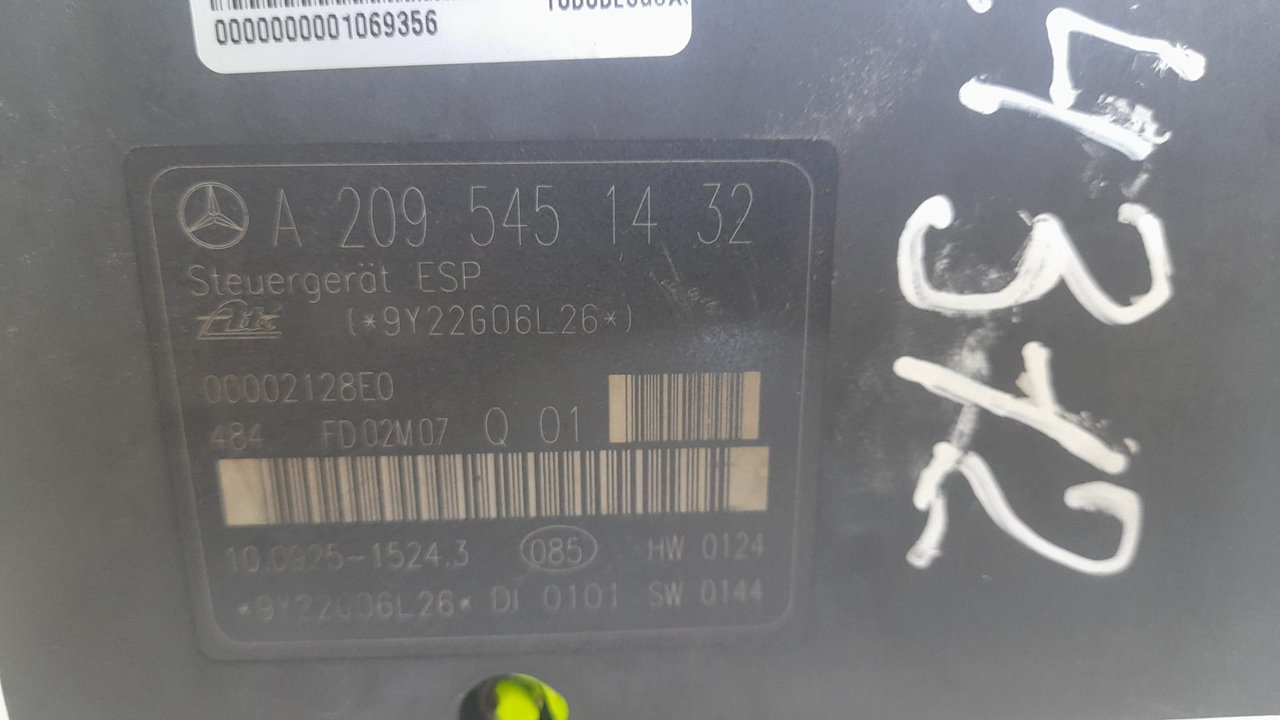 Abs mercedes-benz clase c (bm 203) berlina 200 compressor (203.042)