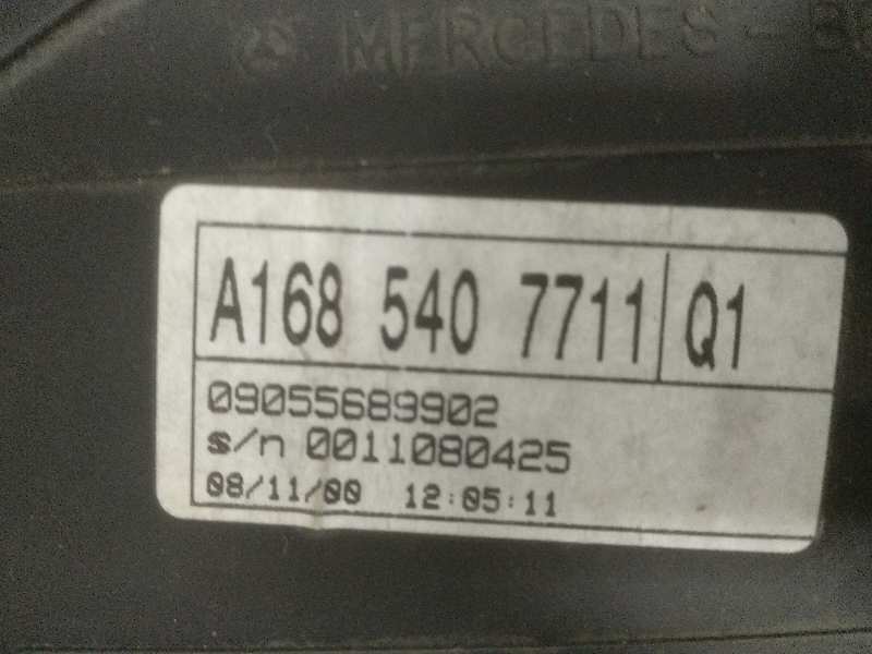  cuadro instrumentos   mercedes clase a (w168) 140 (168.031) 1.4 cat
