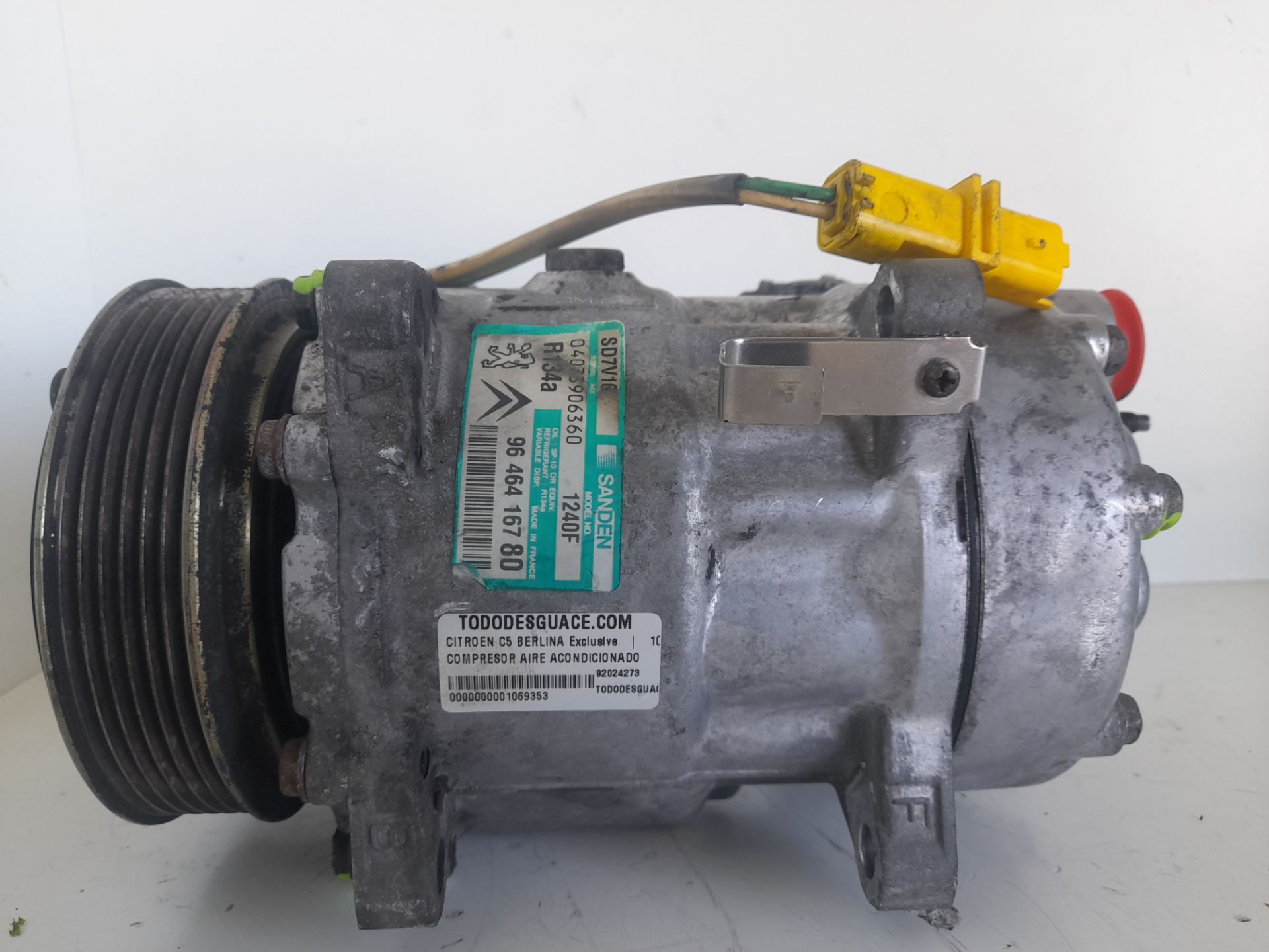 Compresor aire acondicionado citroen c5 berlina exclusive
