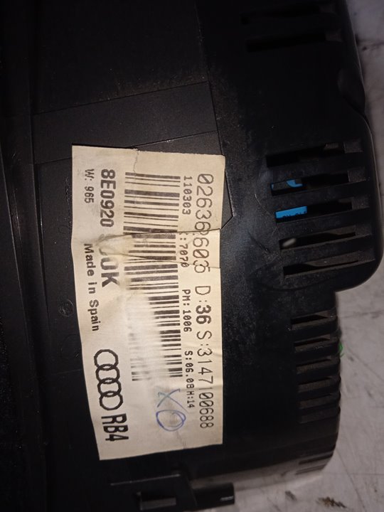 Cuadro instrumentos audi a4 avant (8e) 1.9 tdi (96kw)