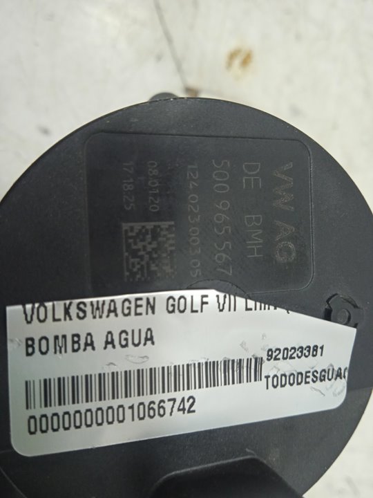 Bomba agua volkswagen golf vii berlina (bq1be2) advance