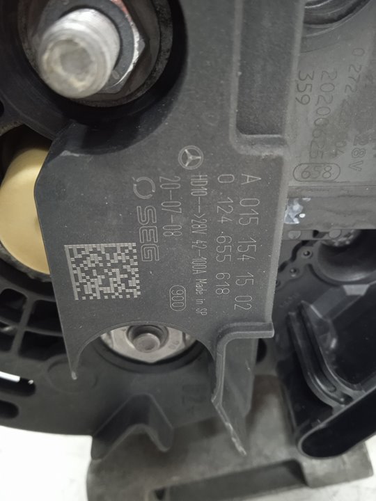 Alternador mercedes-benz actros 4 2-ejes bm 963 (2011) 18xx 4x2 fahrgestell l classic