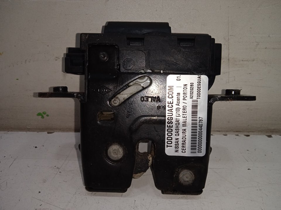 Cerradura maletero / porton nissan qashqai (j10) acenta