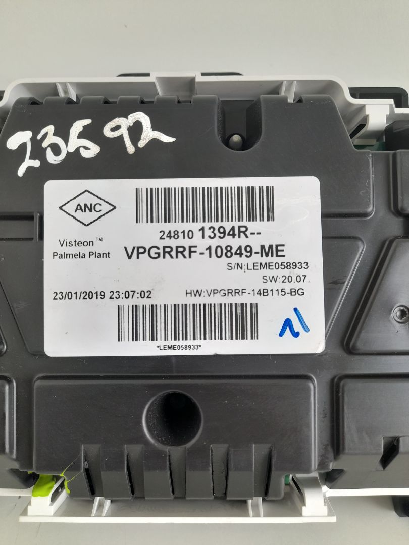 Cuadro instrumentos renault captur i sedition