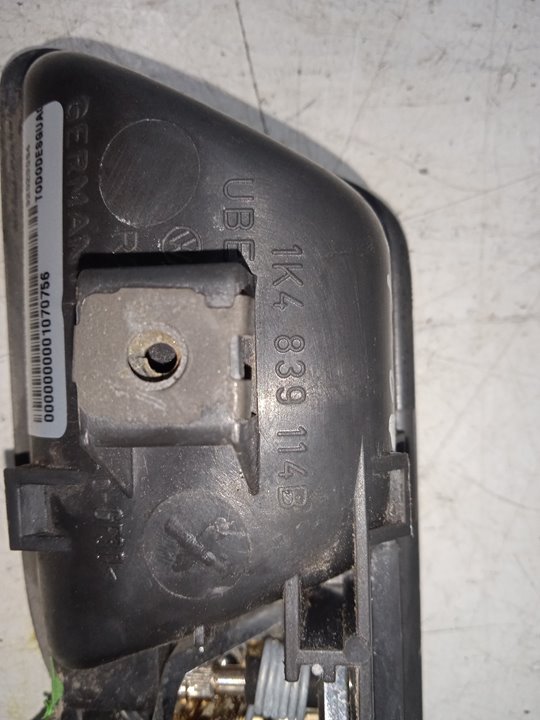 Maneta interior trasera derecha volkswagen golf v (1k1)(10.2003) 