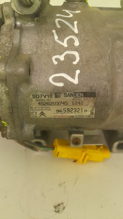 Compresor aire acondicionado citroen berlingo 1.6 hdi 75 collection familiar