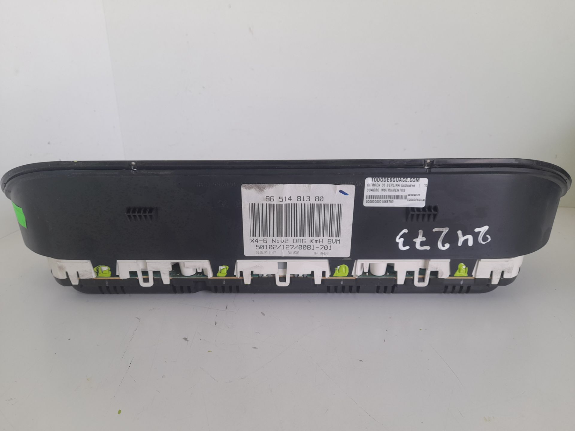 Cuadro instrumentos citroen c5 berlina exclusive