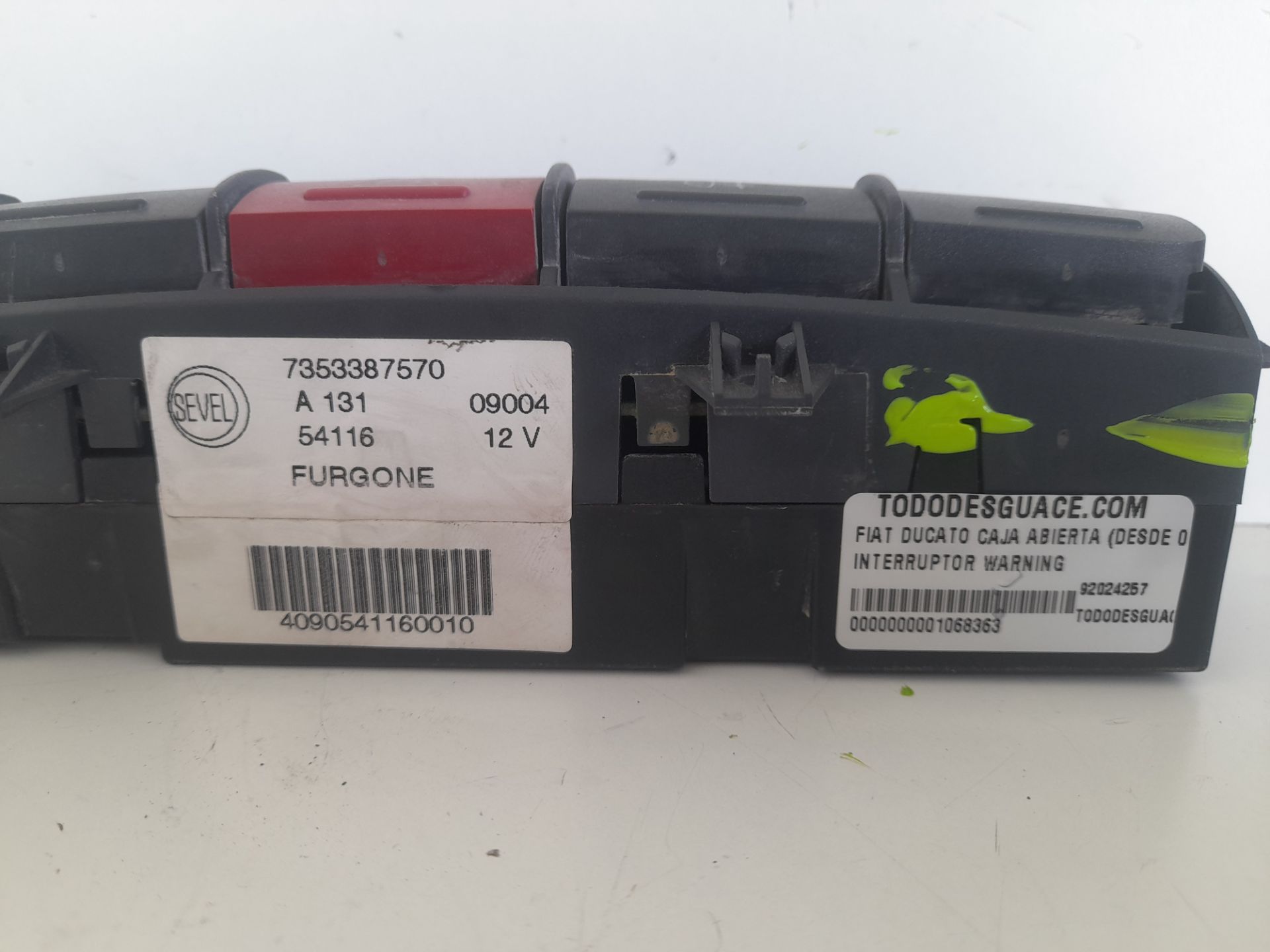 No identificado 2.3 jtd       batalla 2850 mm