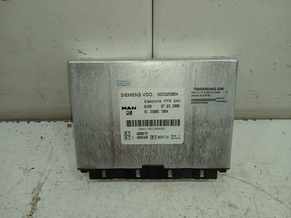 Unidad de control man tgm 18.xxx 