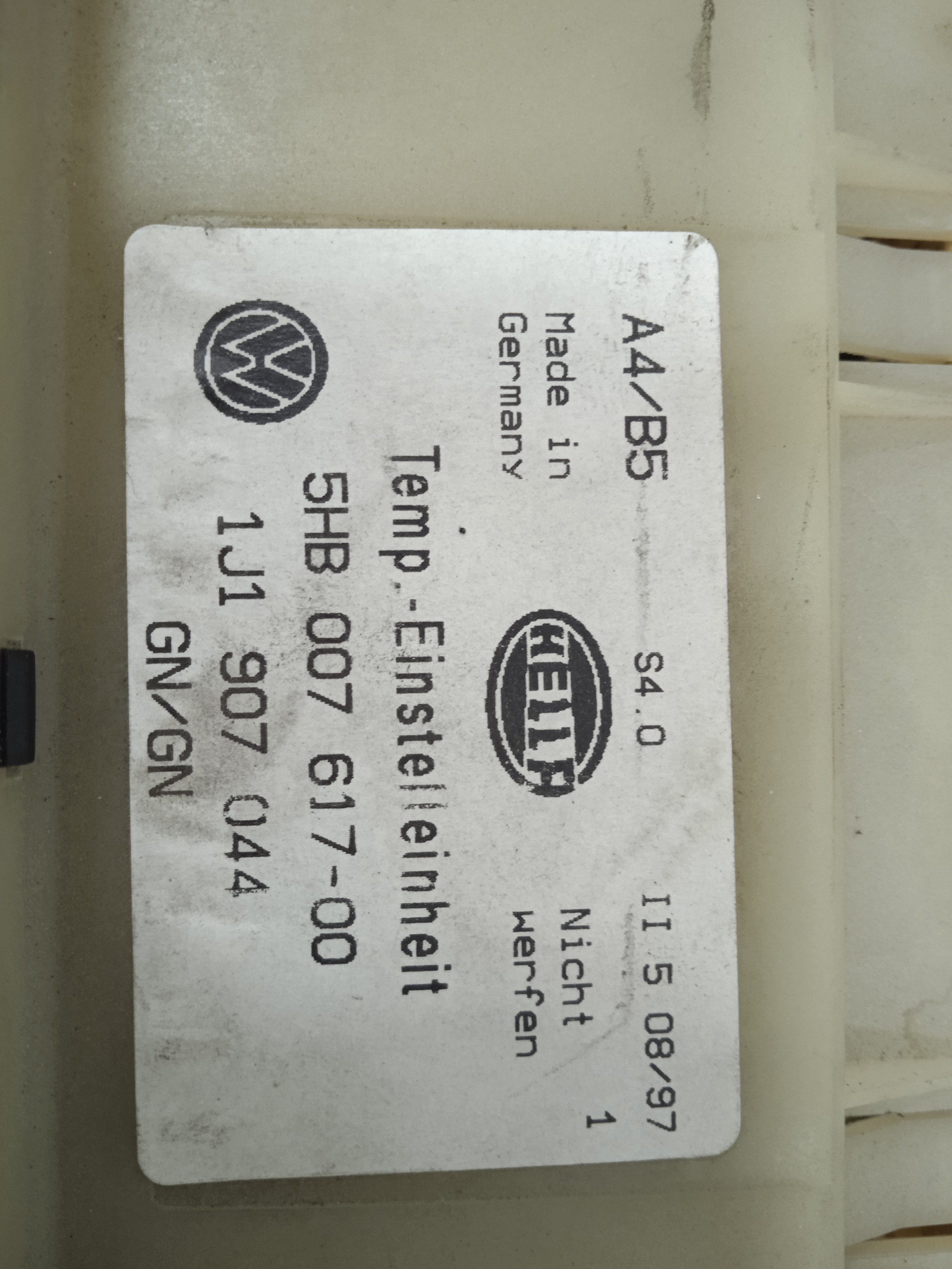 Mando climatizador volkswagen passat berlina