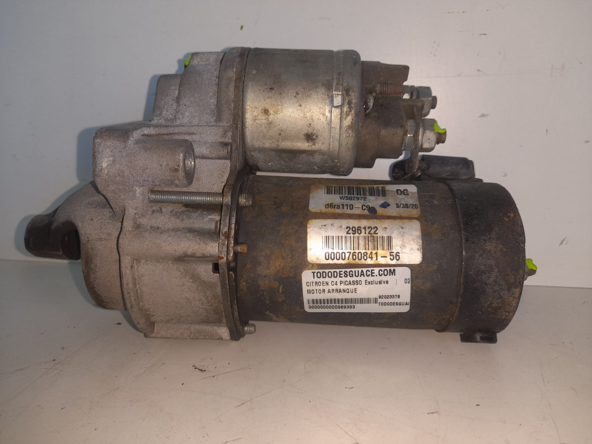 Motor arranque citroen c4 picasso exclusive