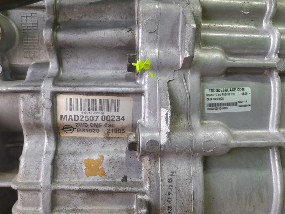 Caja cambios ssangyong rodius xdi