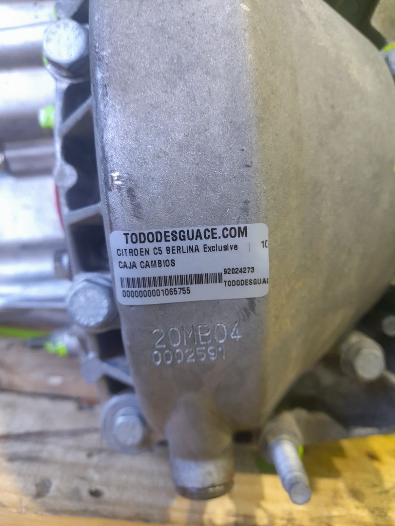 Caja cambios citroen c5 berlina exclusive