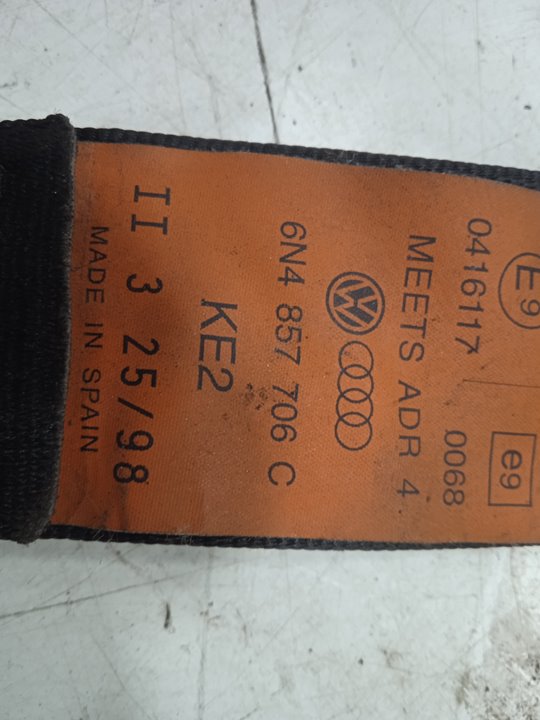 Cinturon seguridad delantero derecho volkswagen polo iii berlina (6n2) conceptline