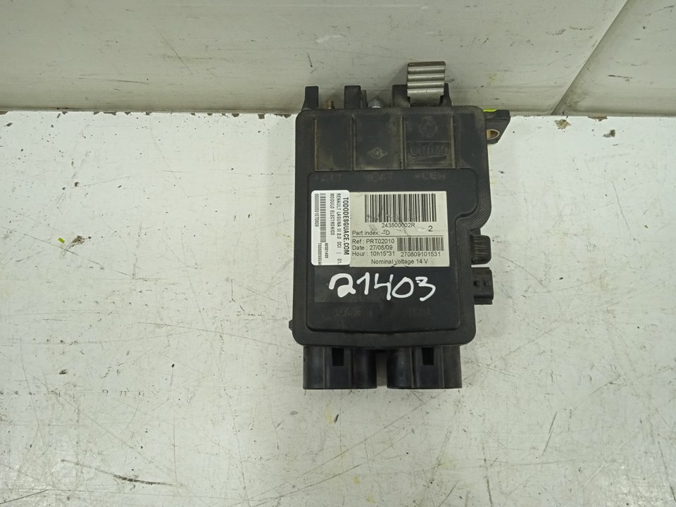 Modulo electronico renault  no identificado