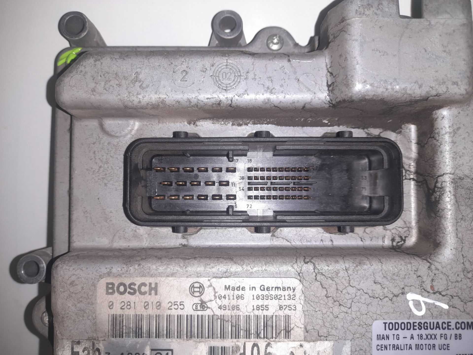 Centralita motor uce man tga 18.xxx (2000) fg  bb               (e3e4) 