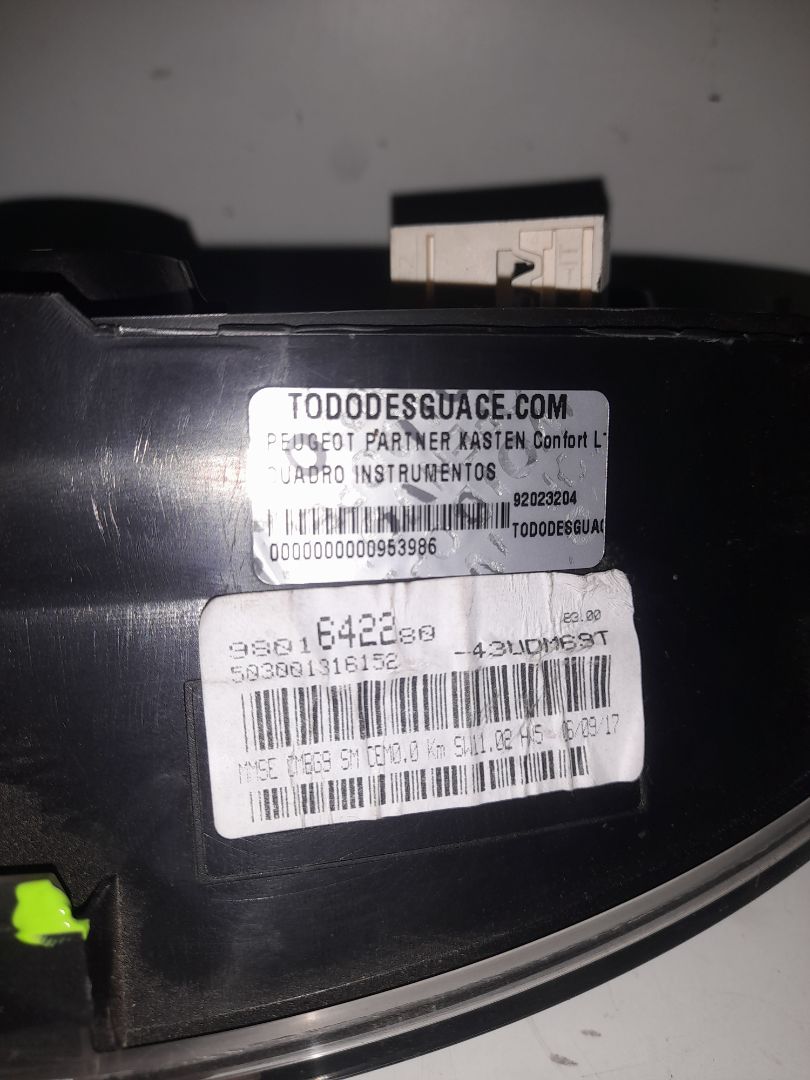 Cuadro instrumentos confort l1