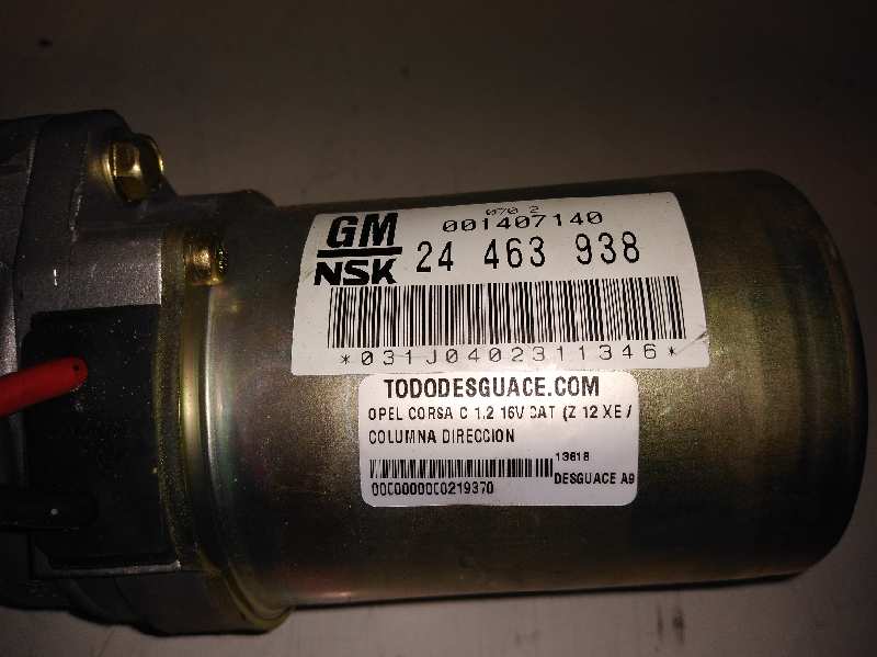 Columna direccion opel corsa c 