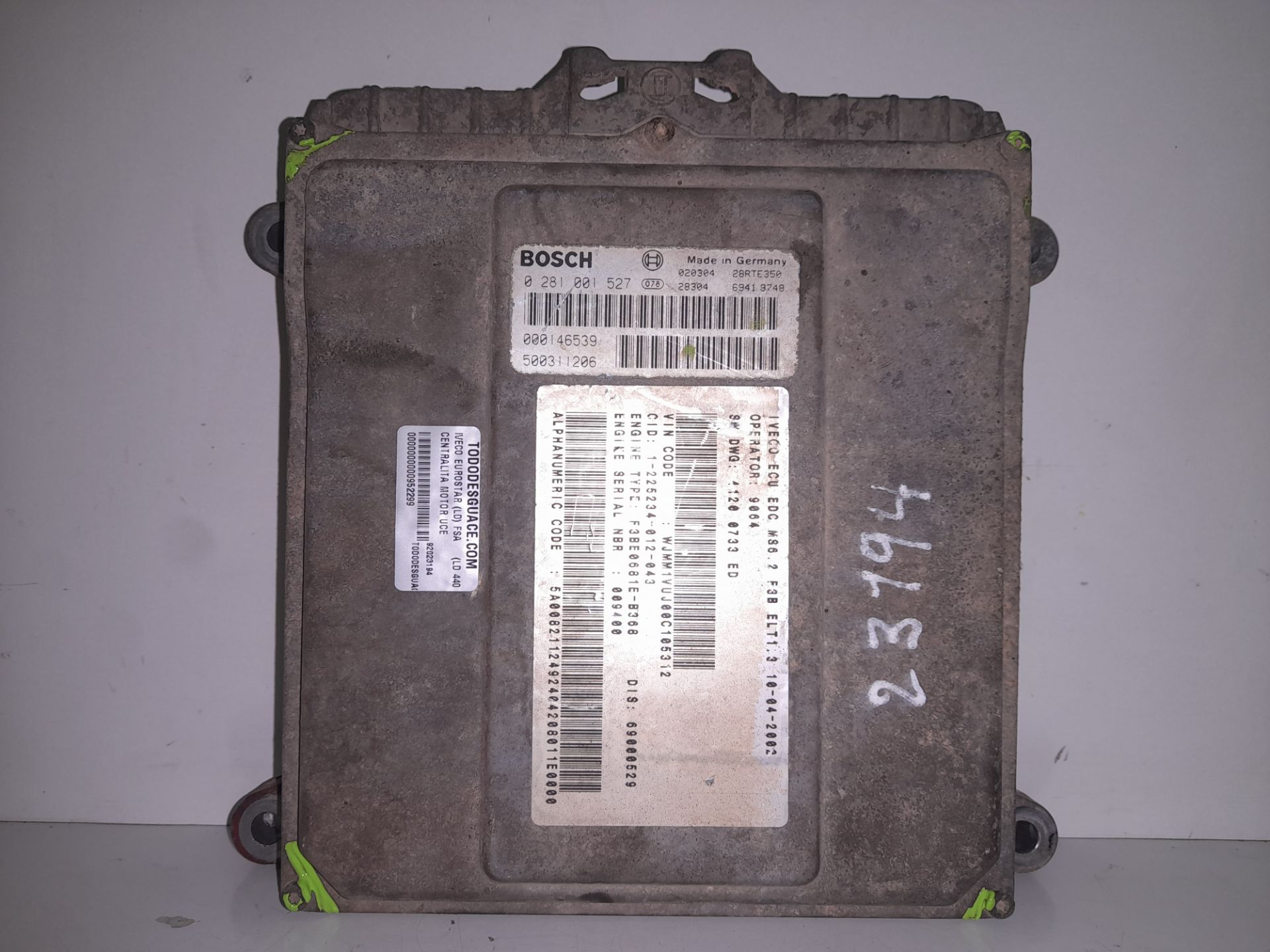 Centralita motor uce iveco eurostar ld (1993) fsa     (ld 440 e 48  4x2) gra