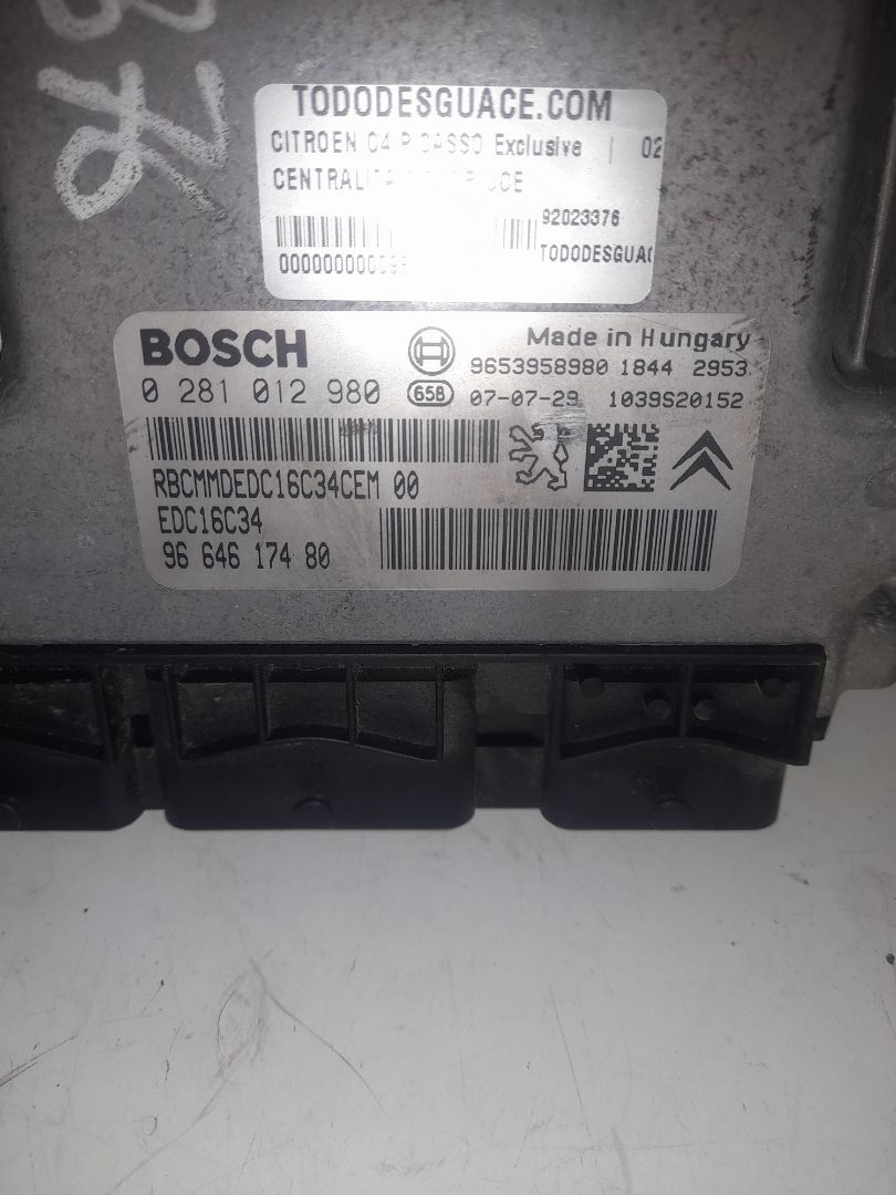 Centralita motor uce citroen c4 picasso exclusive
