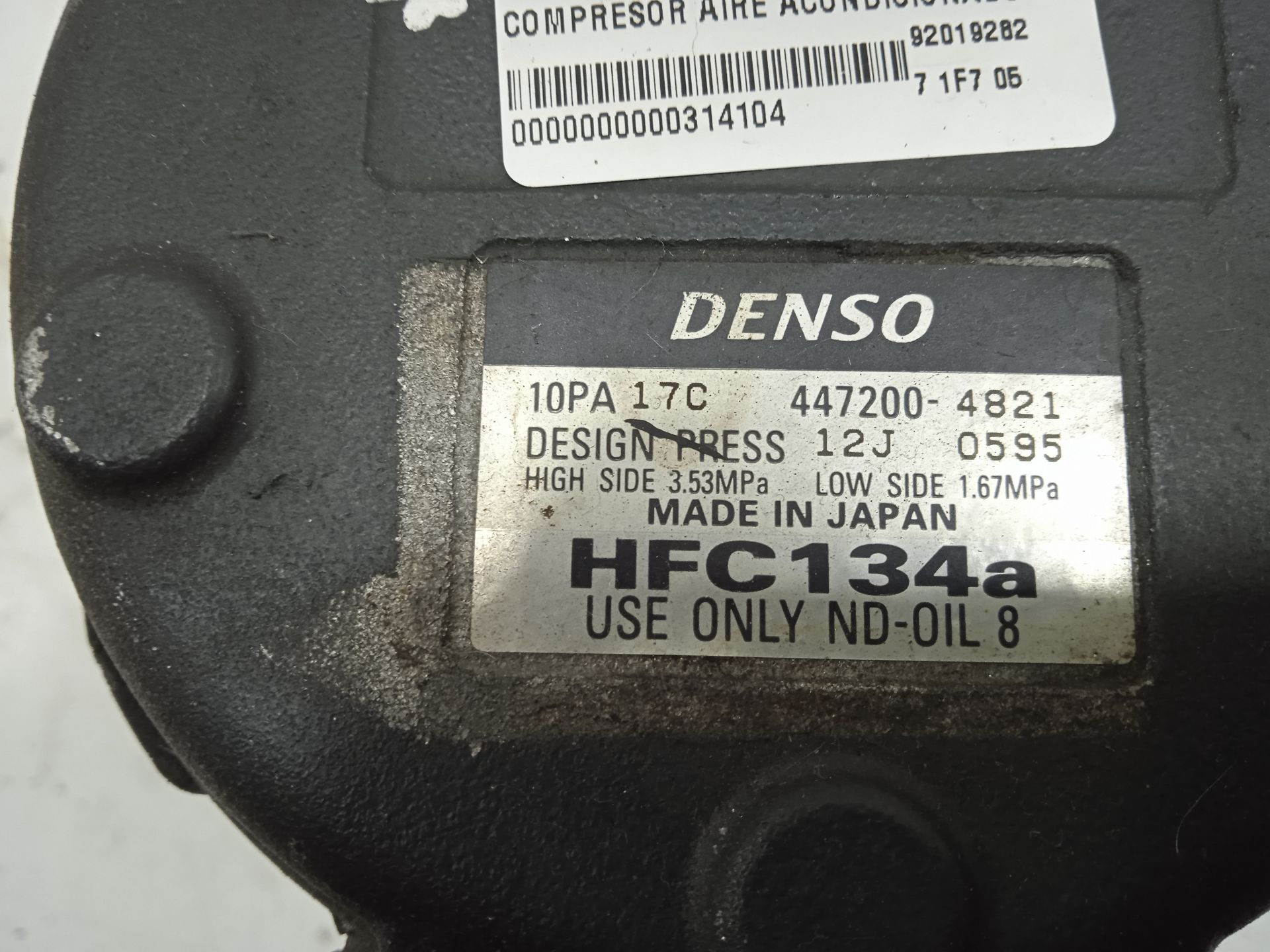 Compresor aire acondicionado fg    ad   y  p   6x2 tráfico