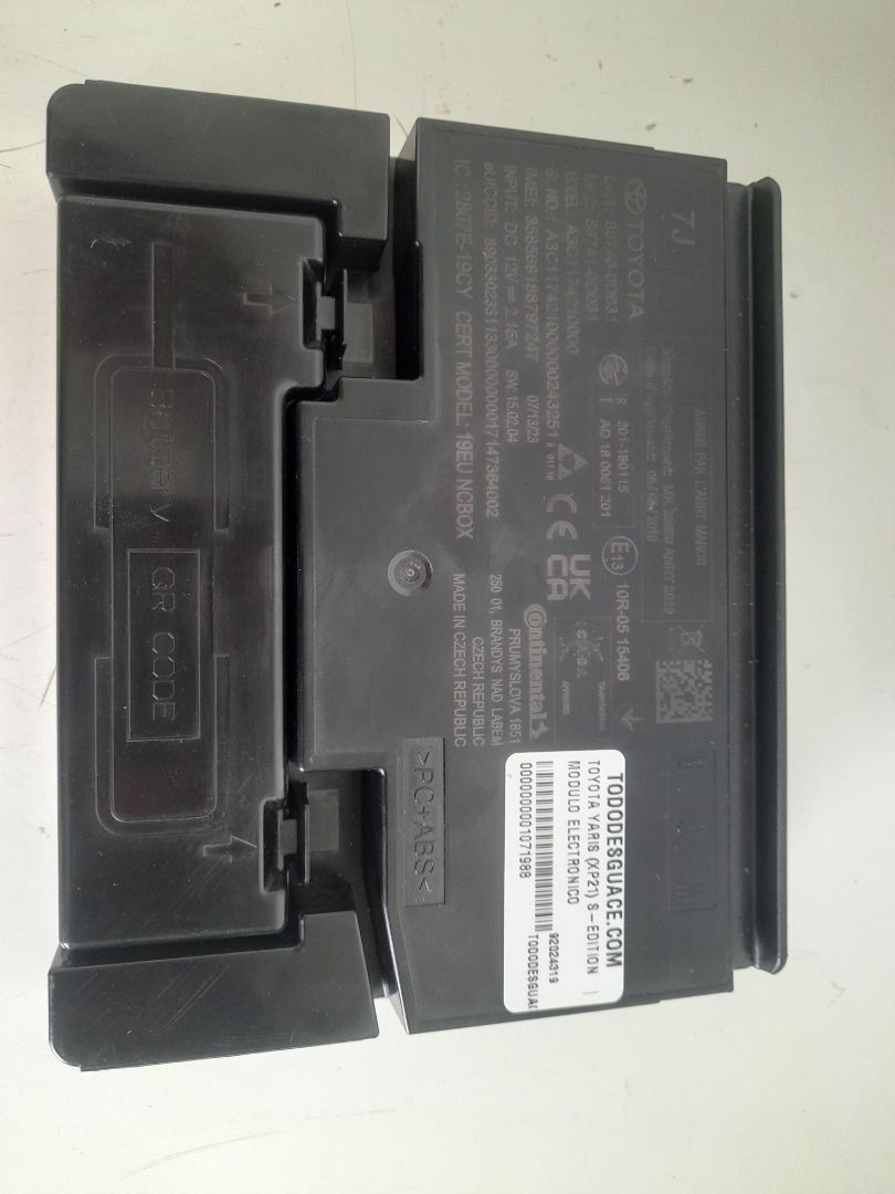 Modulo electronico toyota yaris (xp21) sedition