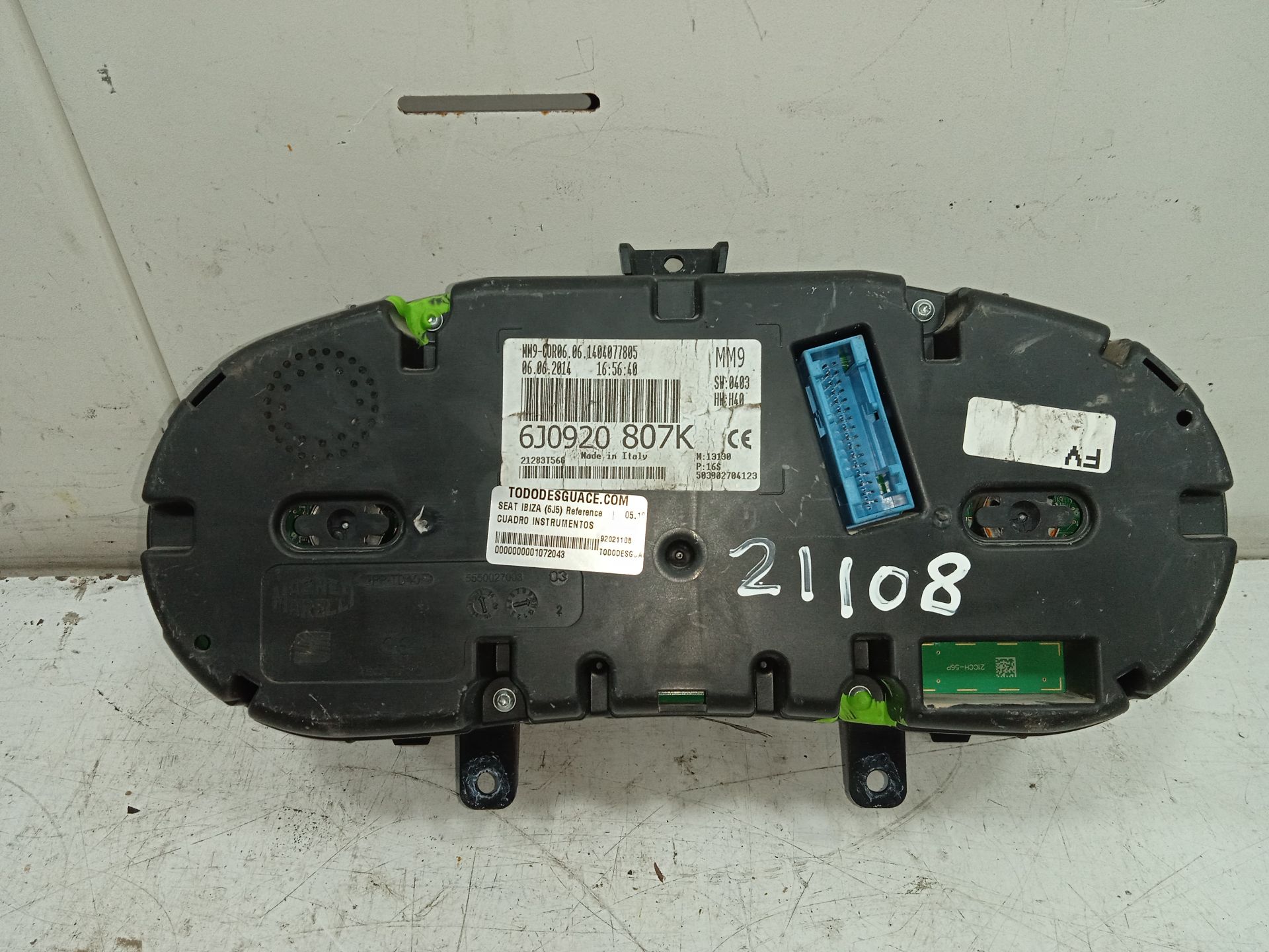 Cuadro instrumentos seat ibiza berlina (6j5) reference