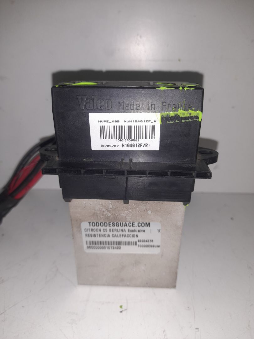 Resistencia calefaccion citroen c5 berlina exclusive