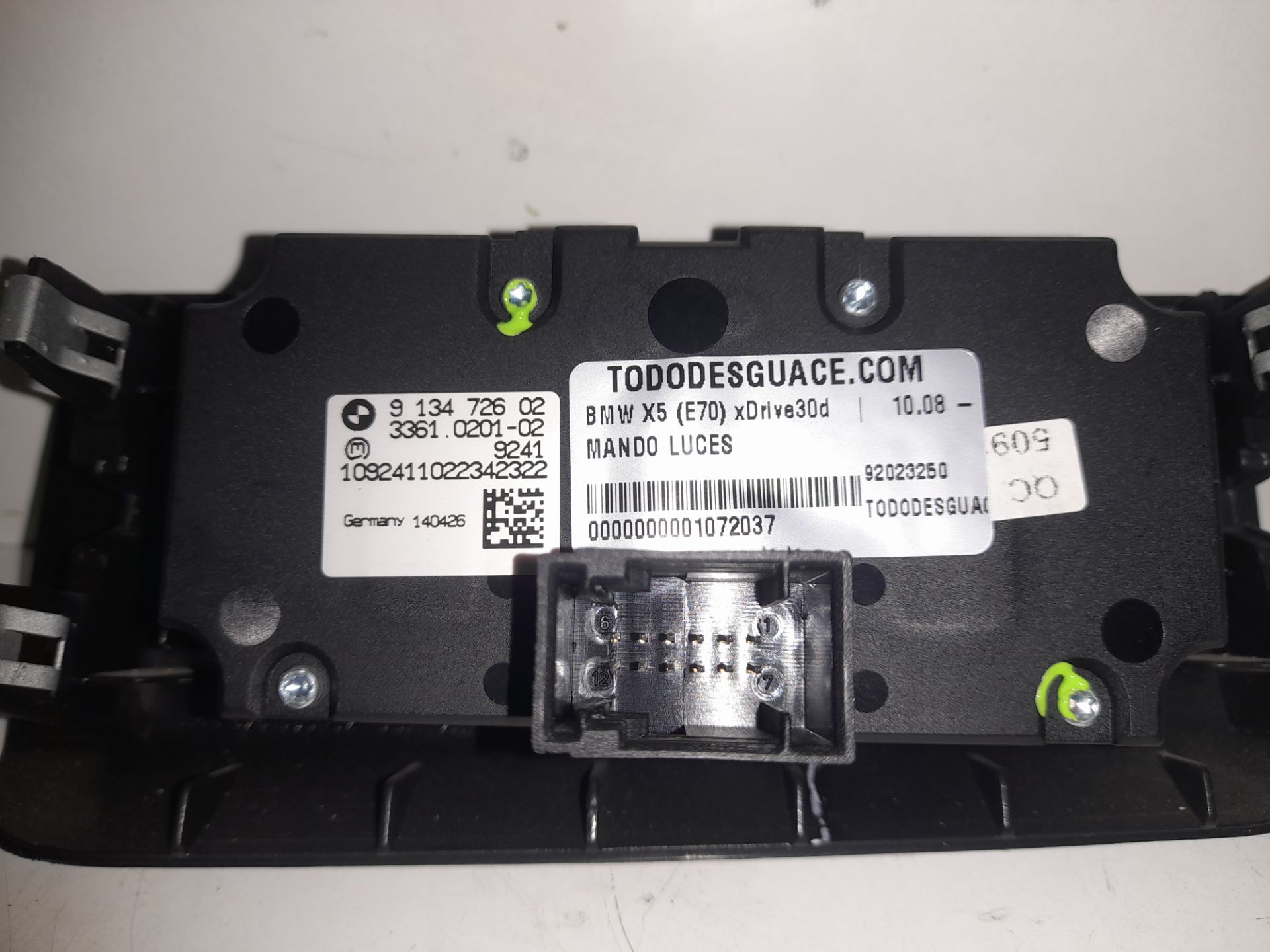 Mando luces bmw serie x5 (e70) xdrive30d