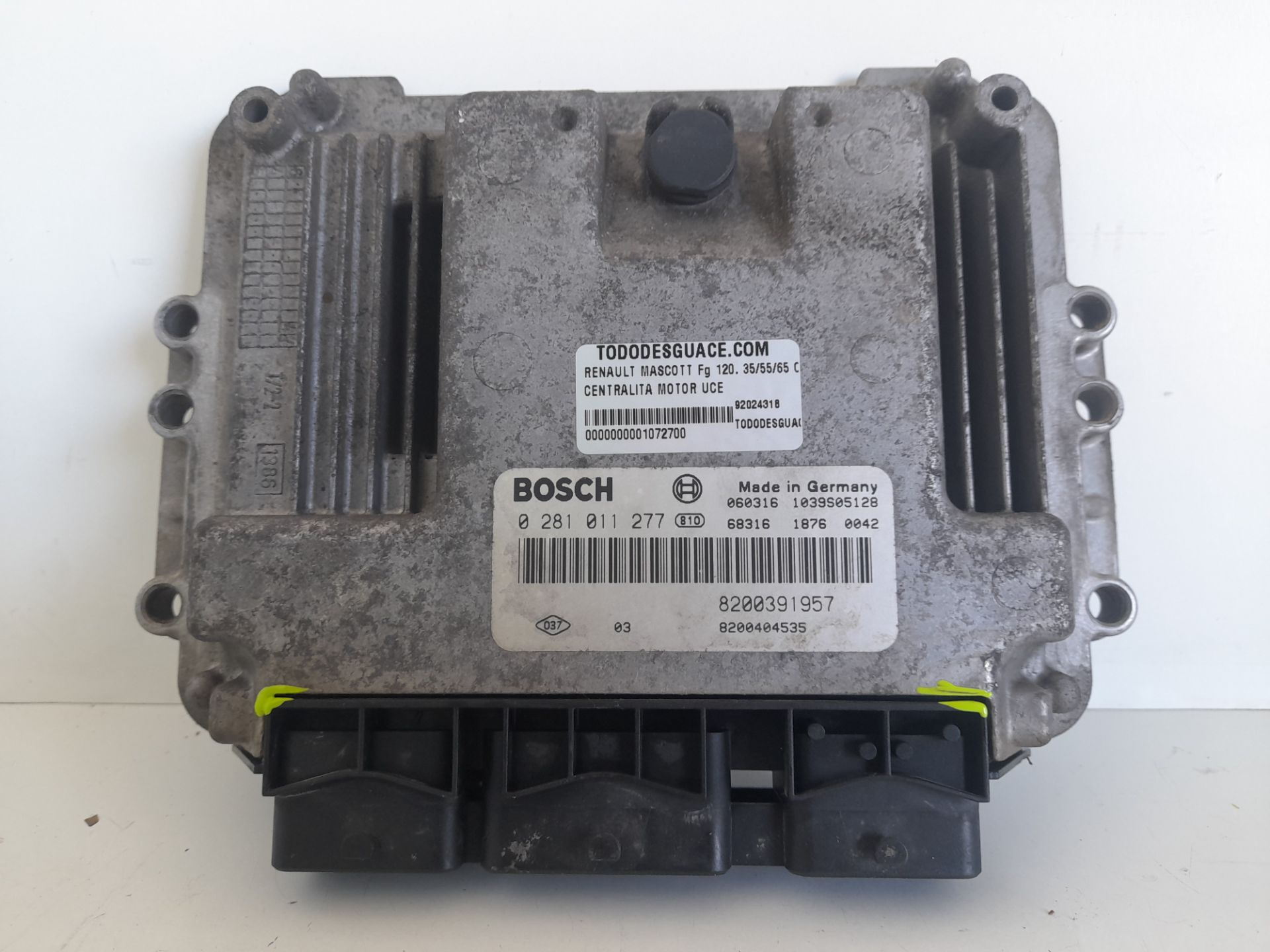 Centralita motor uce renault mascott (2004) fg 120. 355565 cabina indivi