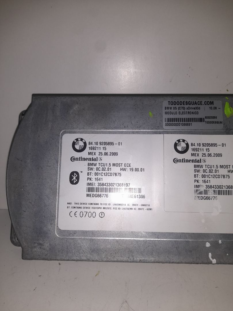 Modulo electronico bmw serie x5 (e70) xdrive30d