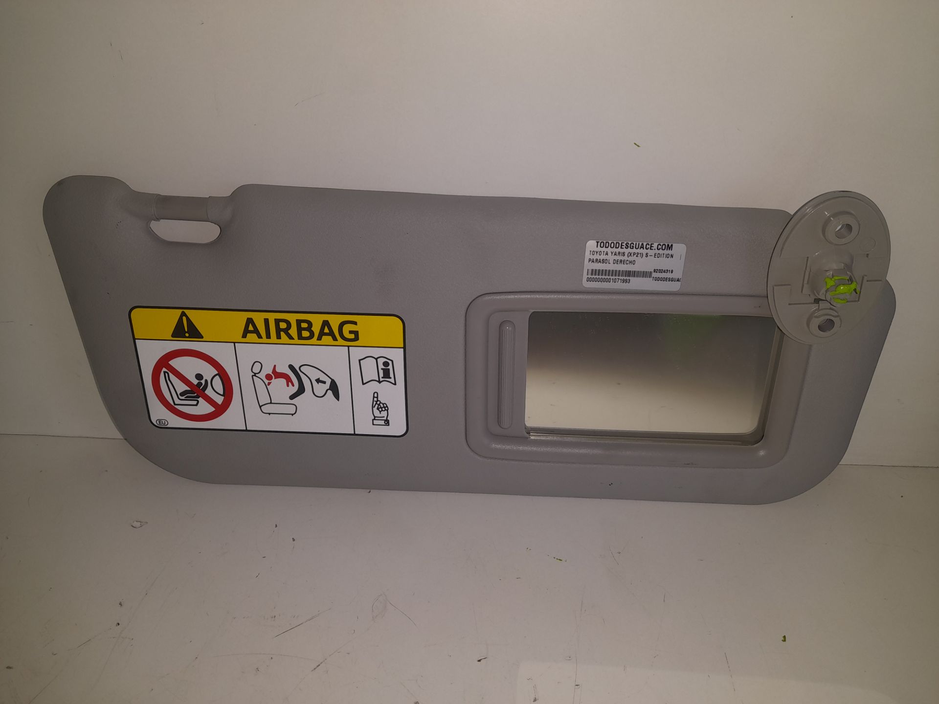 Parasol derecho toyota yaris (xp21) sedition